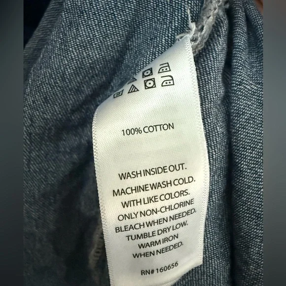 Joie Classic Blue Denim Dress Size XL - Picture 6 of 6